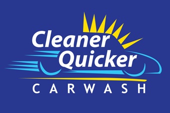 Cleaner Quicker Car Wash logo