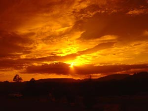 A spectacular Sedona sunset
