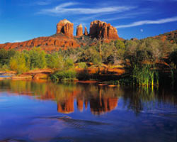 "Red Rock Afternoon" - unique photographic art by Duane and Elaine Morgam