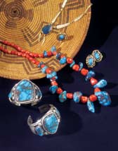Native American jewelry at Hoel's Indian Shop in Sedona, Arizona