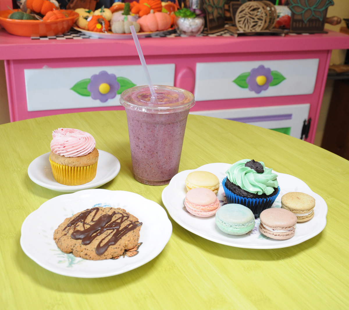 Delicious treats and smoothies available at Karen's Gluten Free Bakeshop in West Sedona