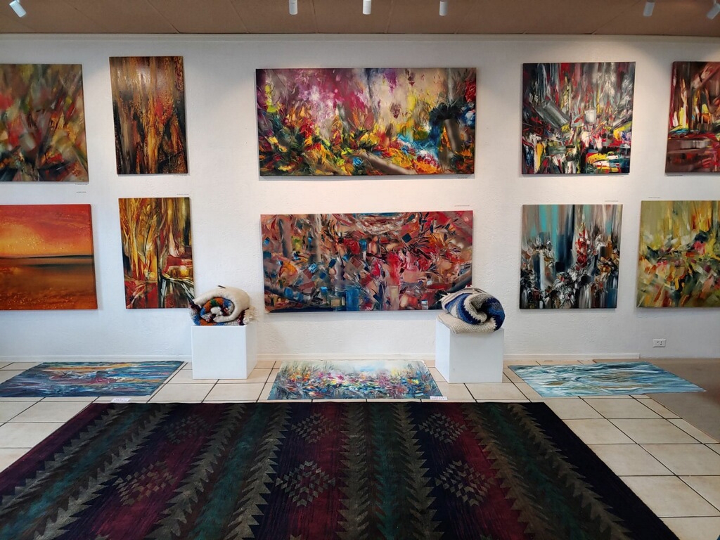 Interior of Kozyuk Gallery in West Sedona