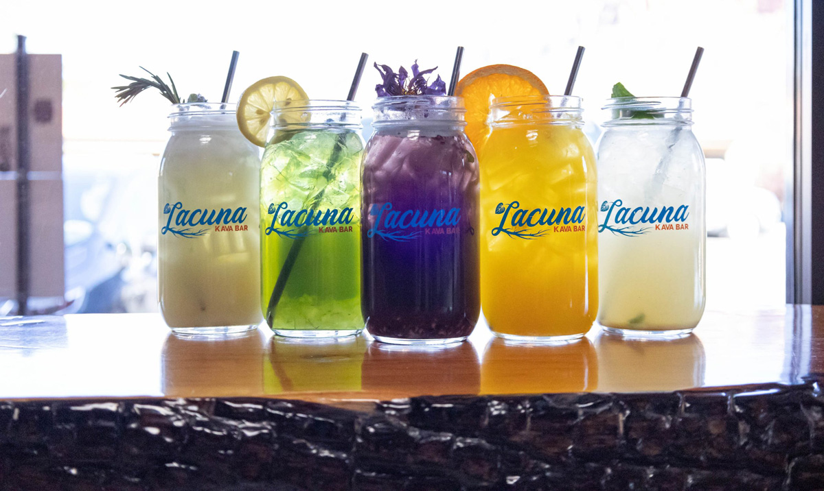 Botanical Elixirs served at Lacuna Kava Bar in Sedona
