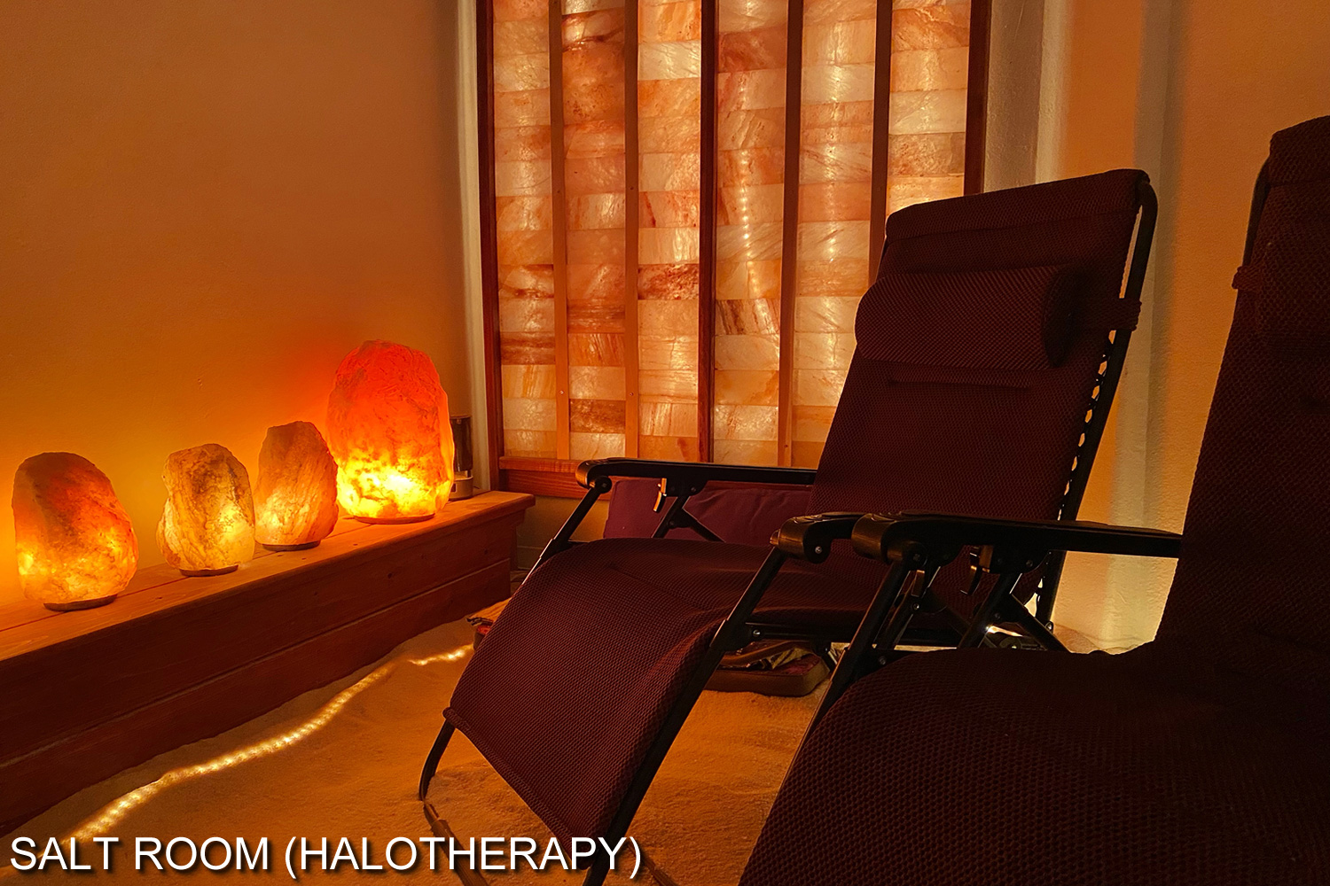 Salt room halotherapy at Sacred Elements of Sedona