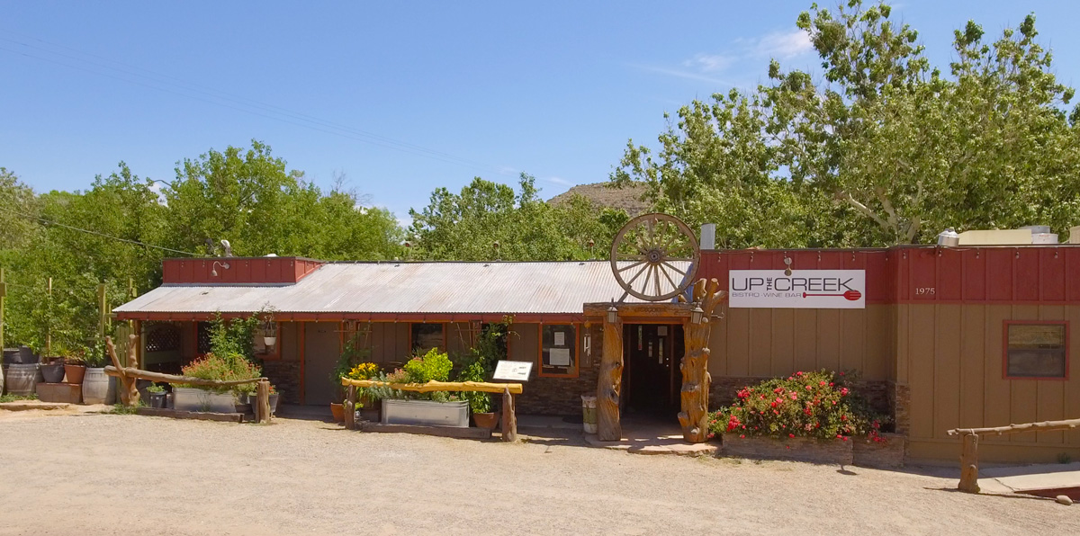 Exterior of Up the Creek in Page Springs, AZ