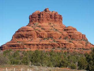 Bell Rock in the Village of Oak Creek, Sedona, Arizona